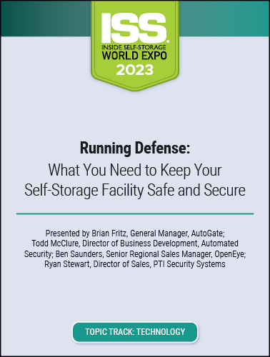 Running Defense: What You Need to Keep Your Self-Storage Facility Safe and Secure